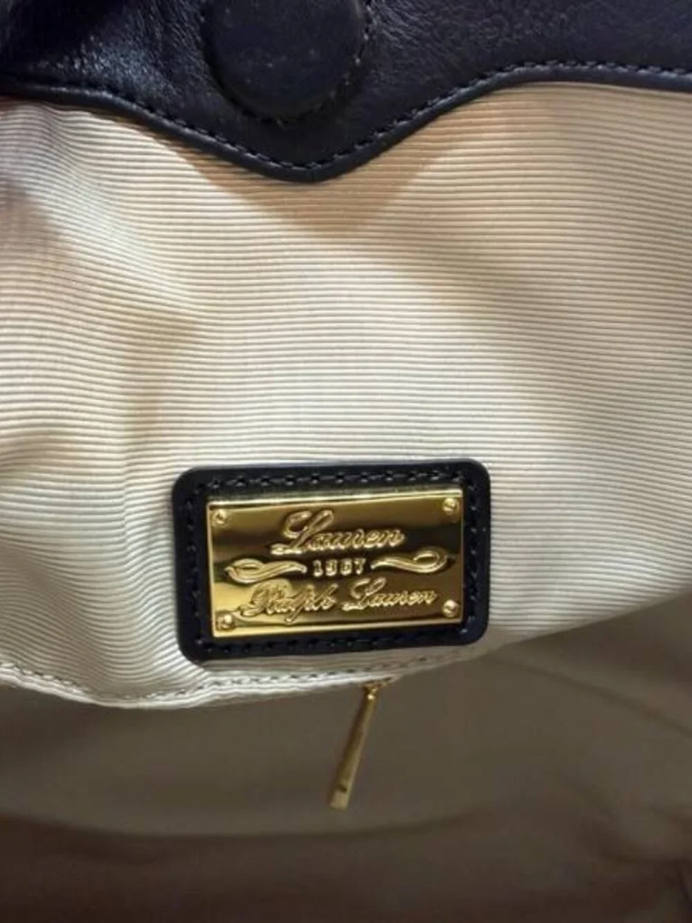 Ralph Lauren Leather Harrow Tote
